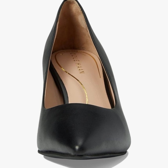 Cole Haan kitten heels 2” Classic Black Women's Pumps soft black leather - Picture 12 of 12